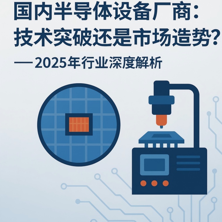 国内半导体设备厂商：技术突破还是市场造势？